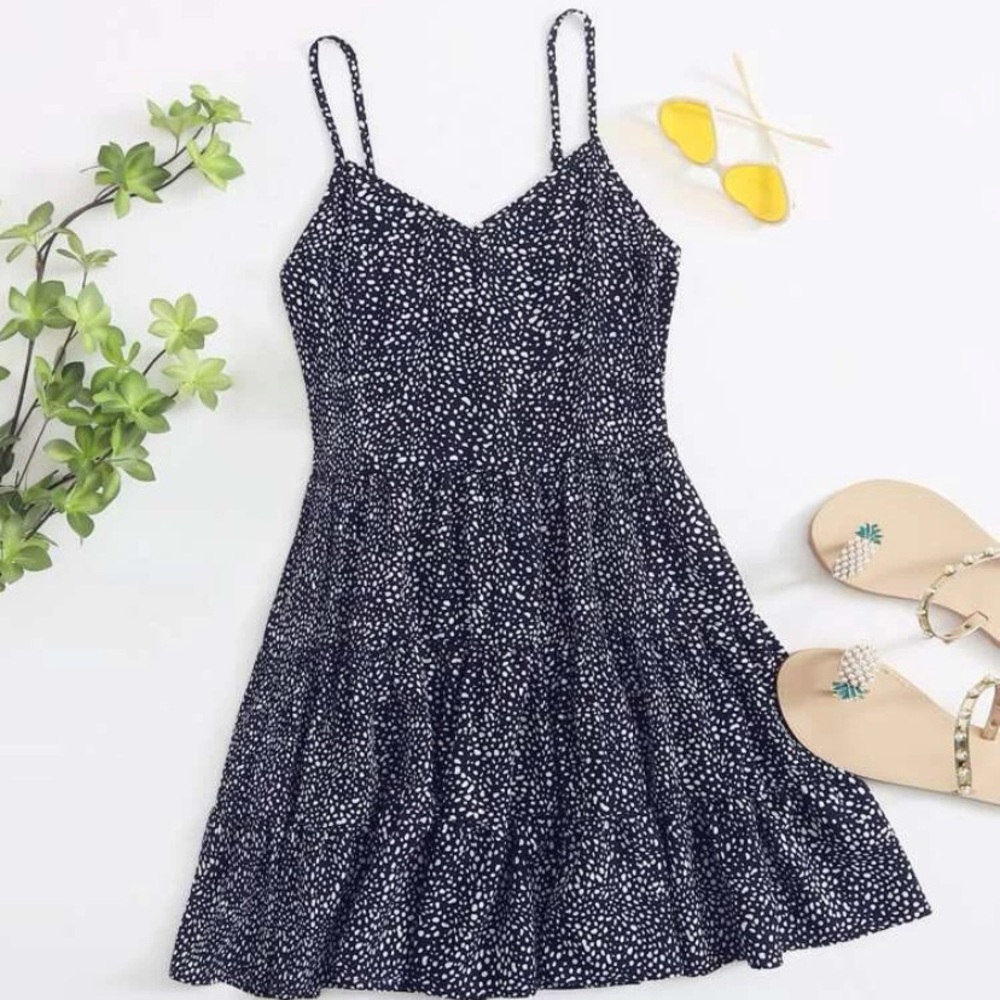 Dalmatian Print Dress